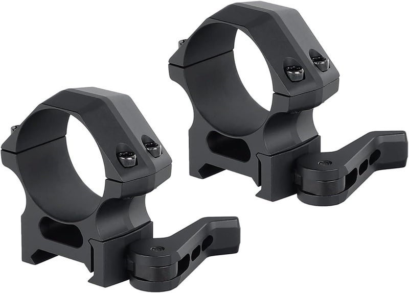 ohhunt 30mm Scope Rings Quick Detach Scope Rings 30mm Low | Medium | High Profile QD 30 mm Scope Rings 7075 Series Aluminum - Image 1